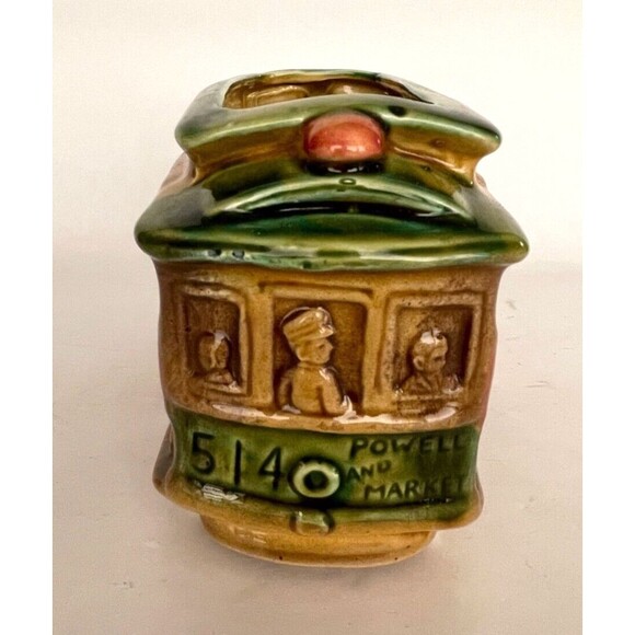 San Francisco Trolley Cable Car 514 Powell & Hyde/Mason Ceramic Planter - Picture 8 of 11